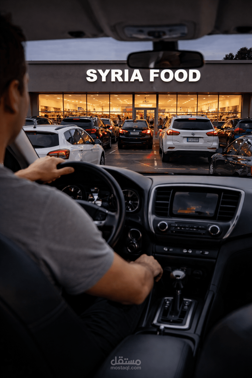 تصميم اعلان لتطبيق بيع ماكولات سورية