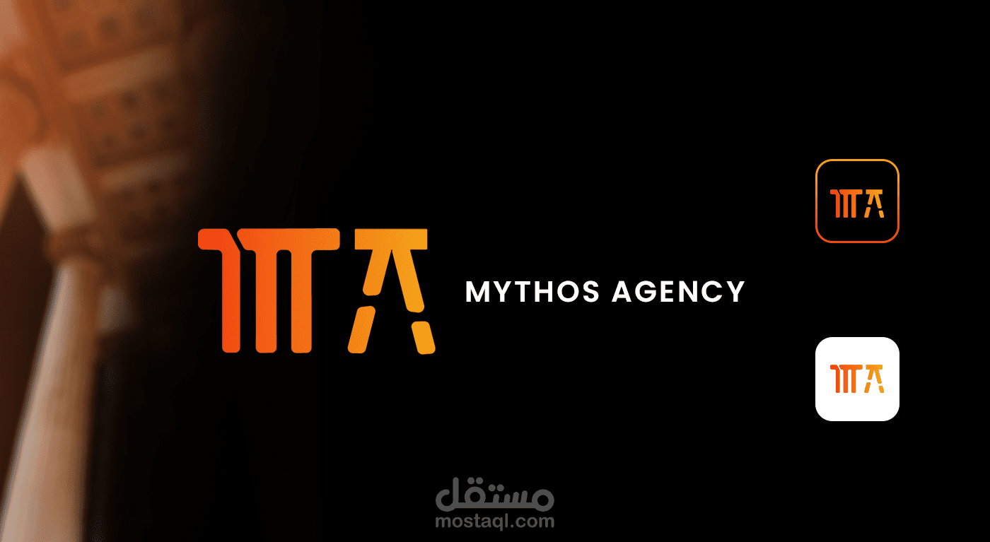 Mythos Agency logo - brand identity