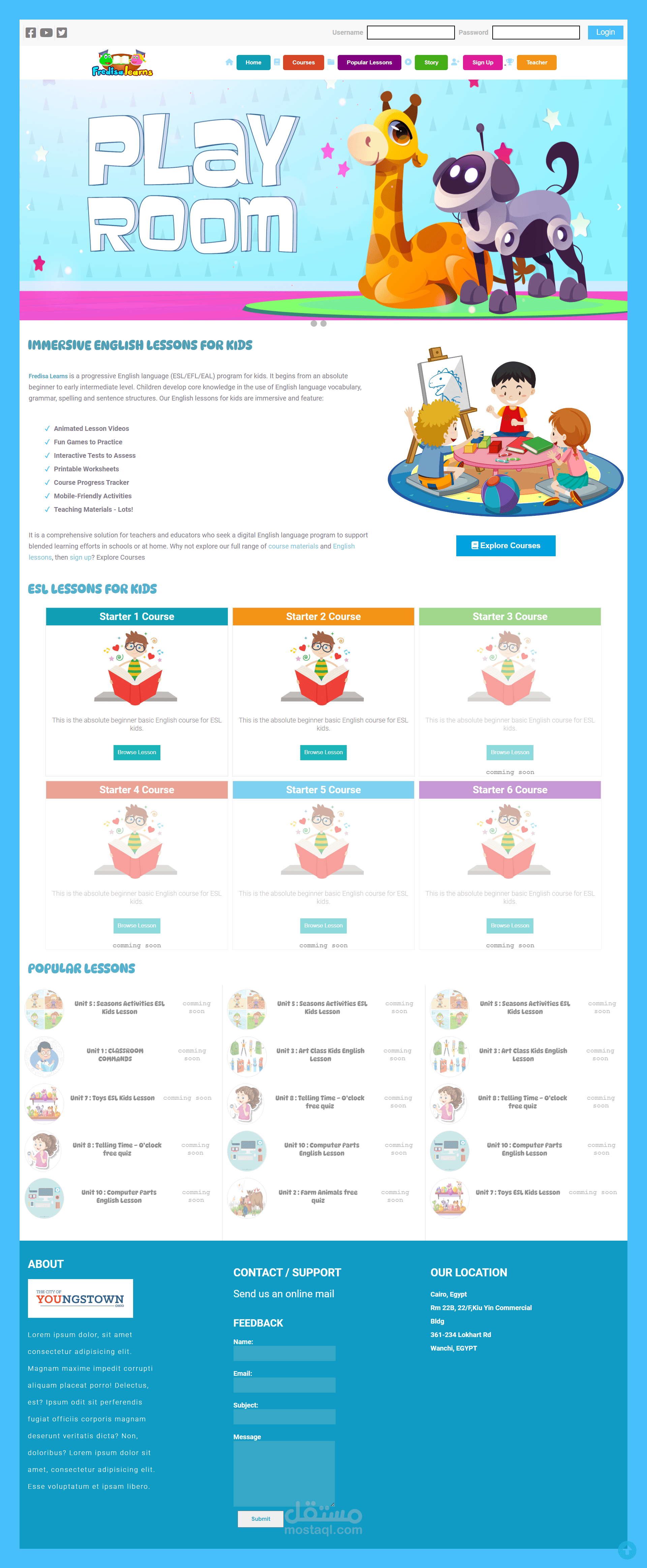 صفحه هبوط باسستخدام html5 css3