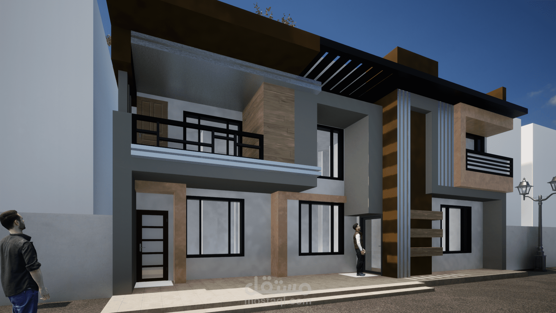 House Design Elevation with 14.5 m
