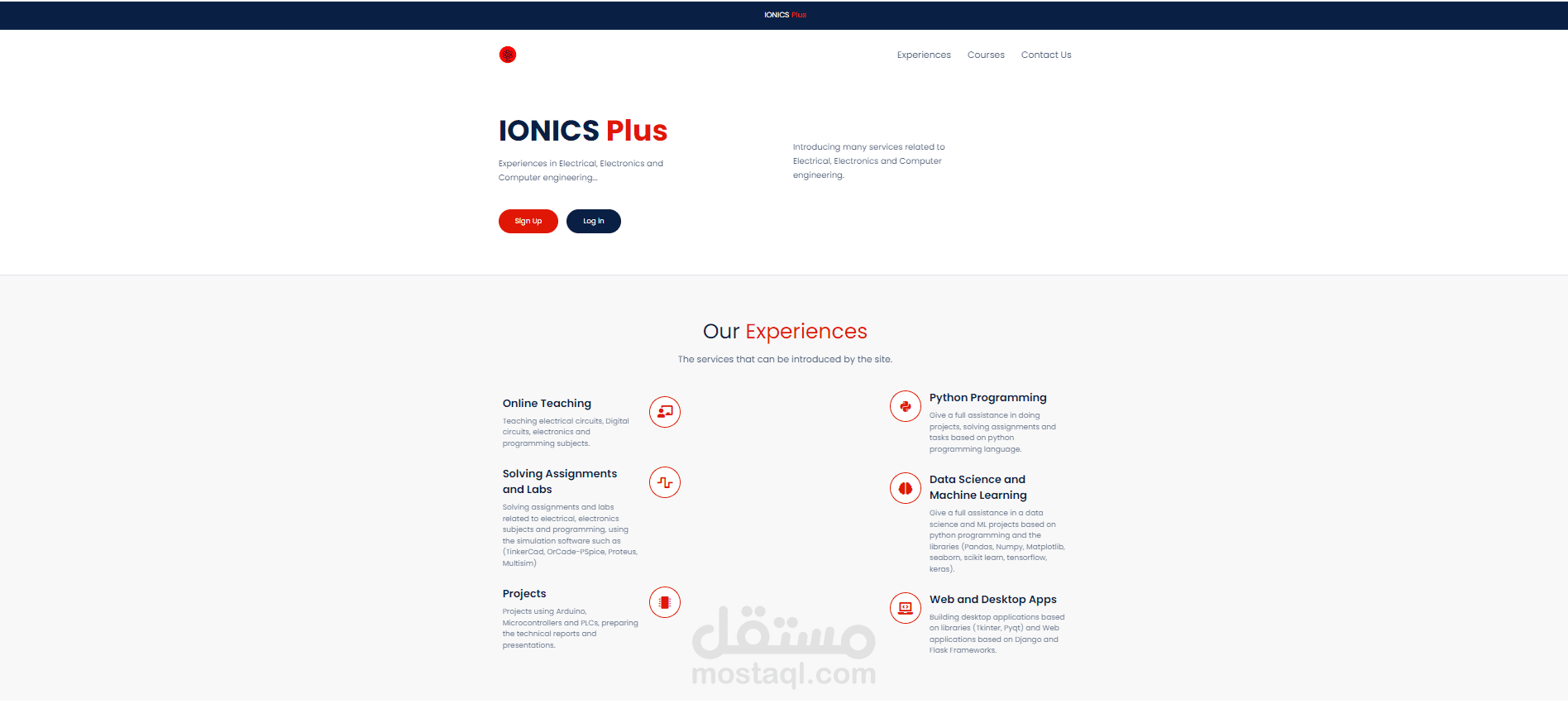 Engineering Services Website