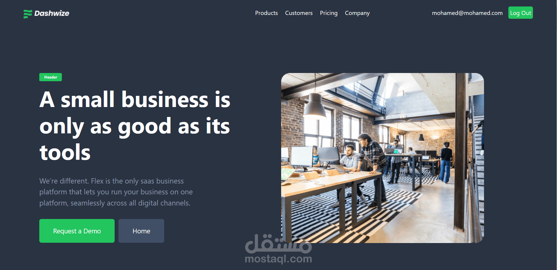 DashWize (Web app for data analysis)