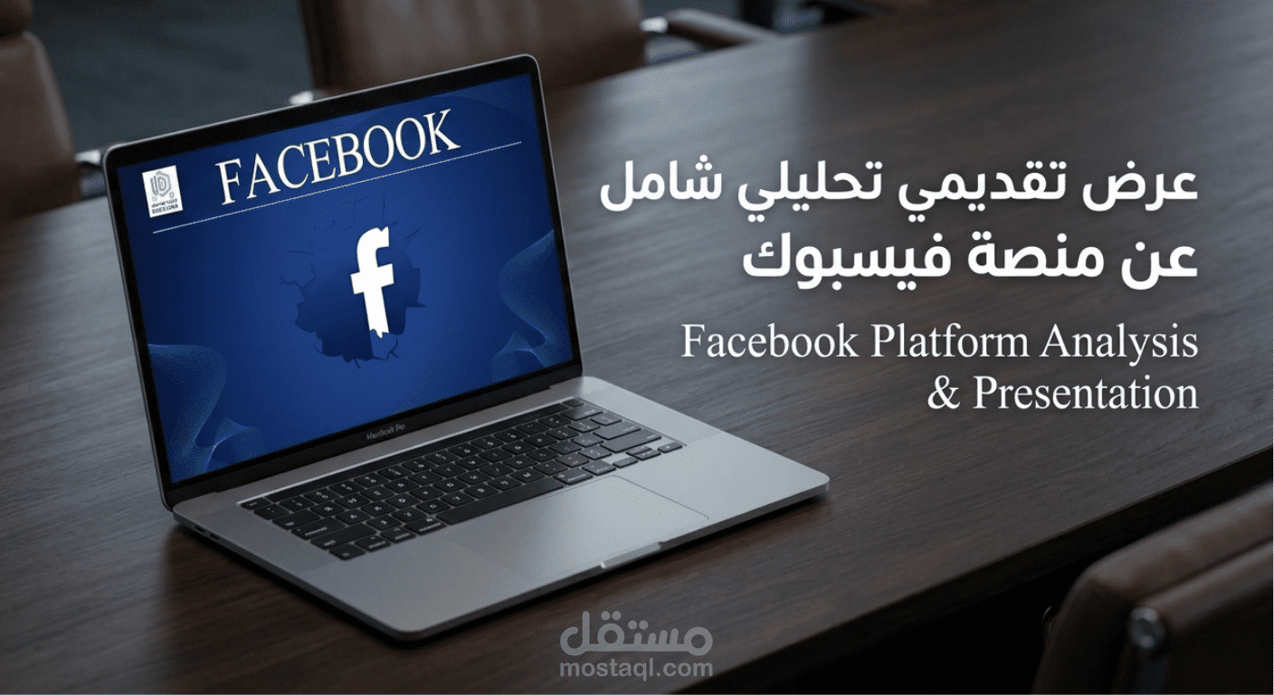 إعداد عرض تقديمي (Presentation) تحليلي شامل عن منصة Facebook (الاستخدامات، المميزات، والآثار الاجتماعية) بإستخدام Canva