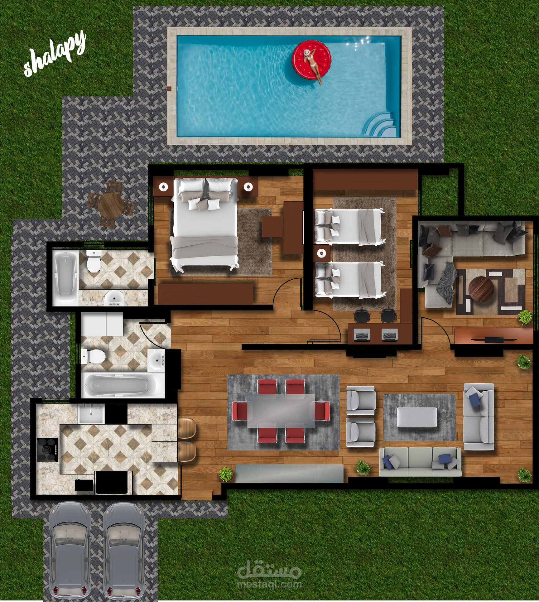 فرش بلان شقق