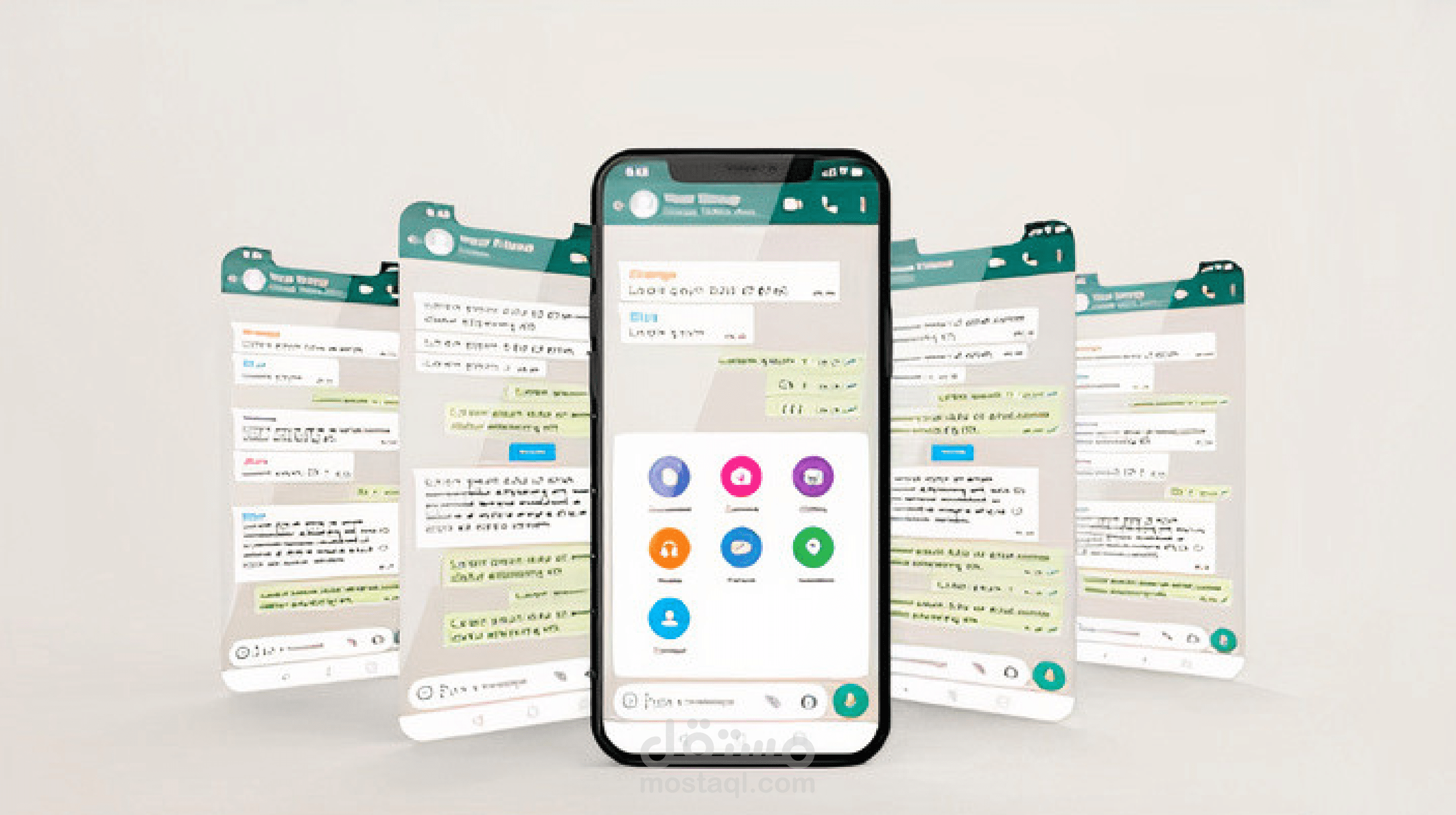 تطبيق مثل whatsapp