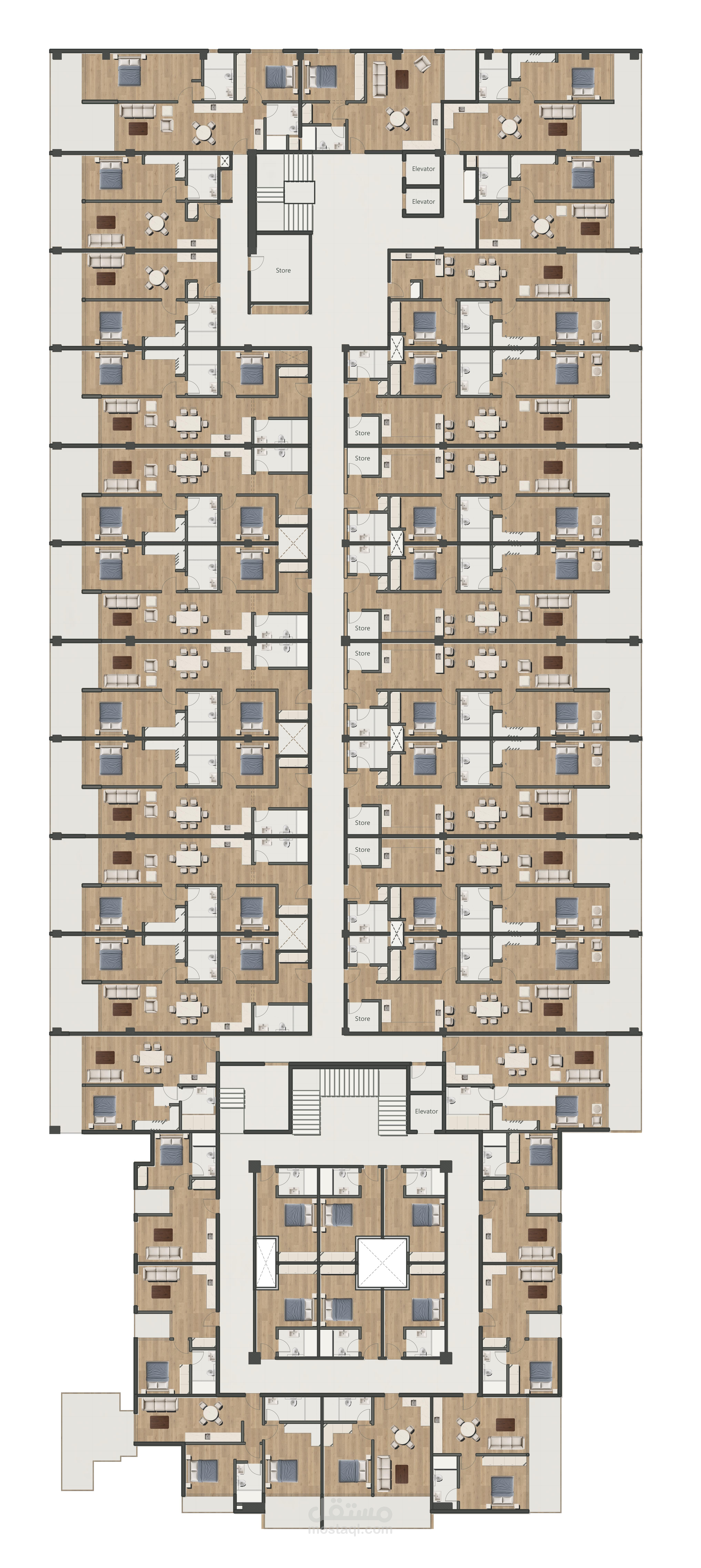 Apartments Building Floor Plan Design