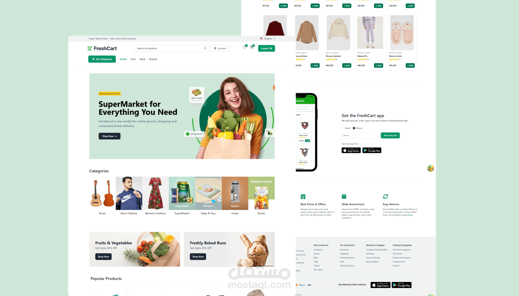 E commrece FreshCart