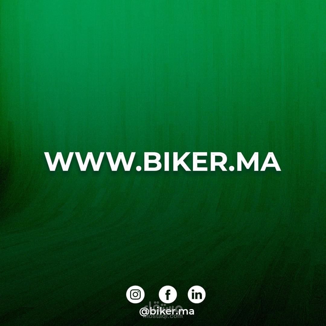 تصاميم لسوشل ميديا لموقع biker.ma