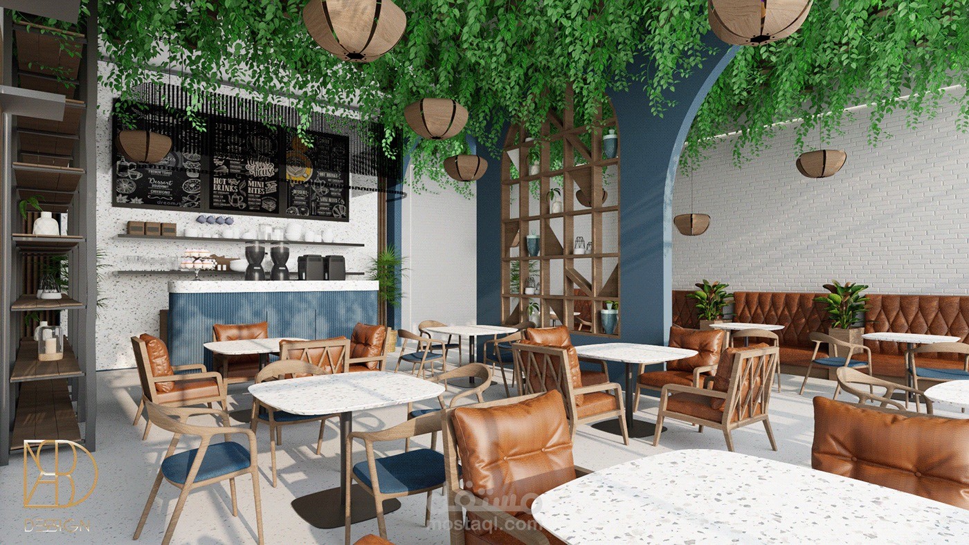 تصميم مقهى