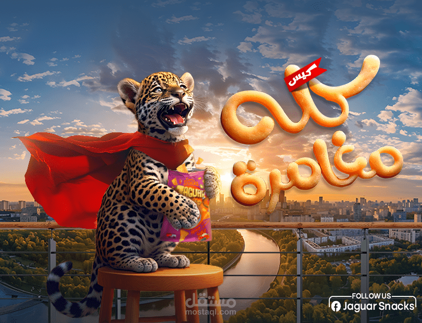 إعلان لـ "Jaguar Snacks"