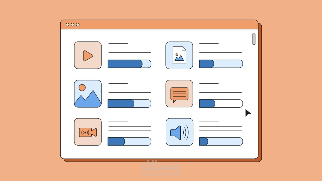 كتابة افكار محتوى تواصل اجتماعي ..