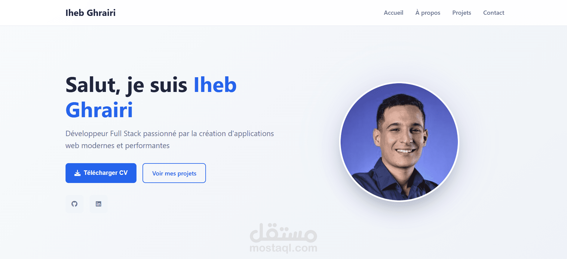 ملف أعمالي في تطوير المواقع والتطبيقات | Web & Mobile Portfolio