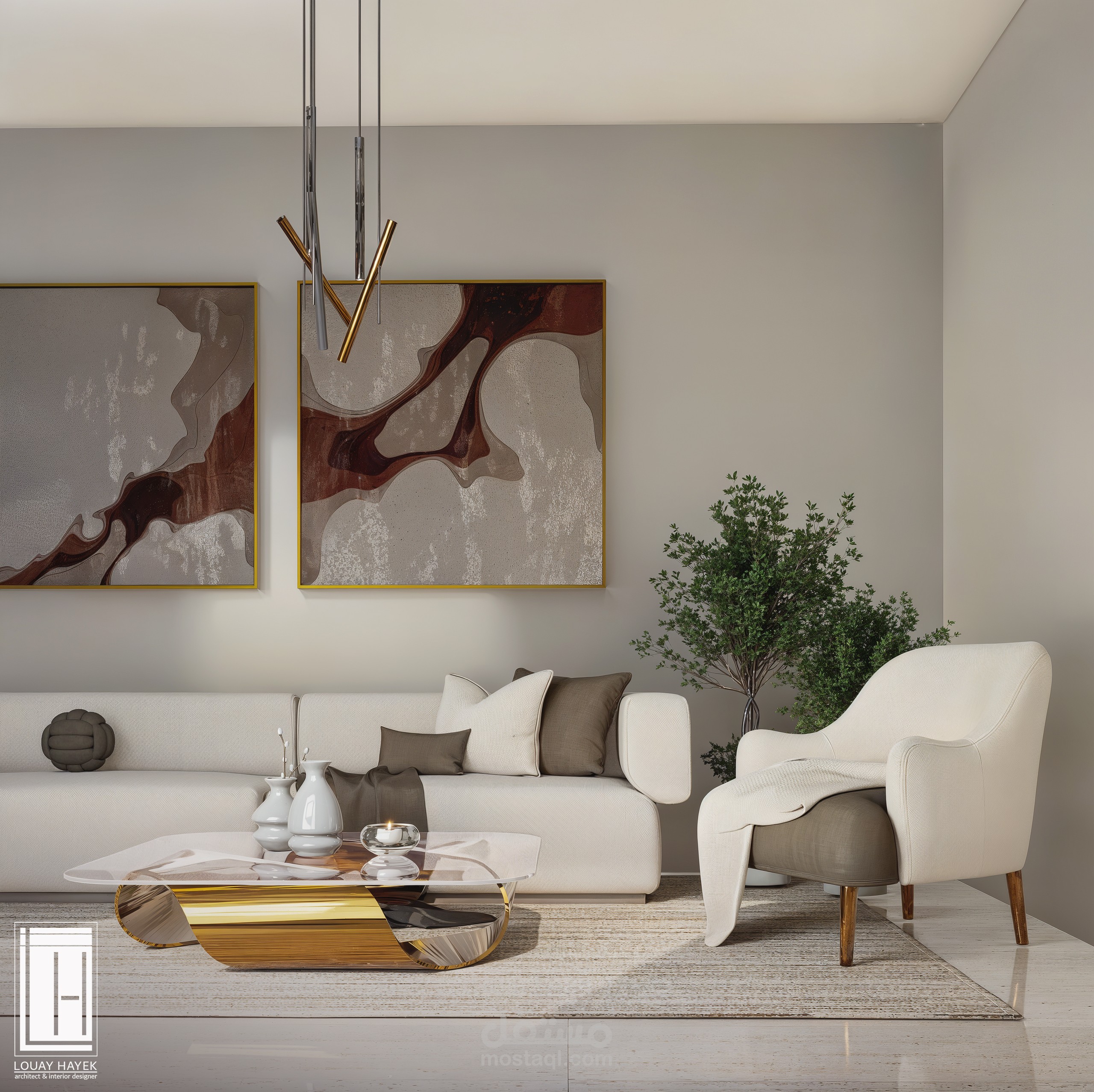 تصميم صالة معيشة