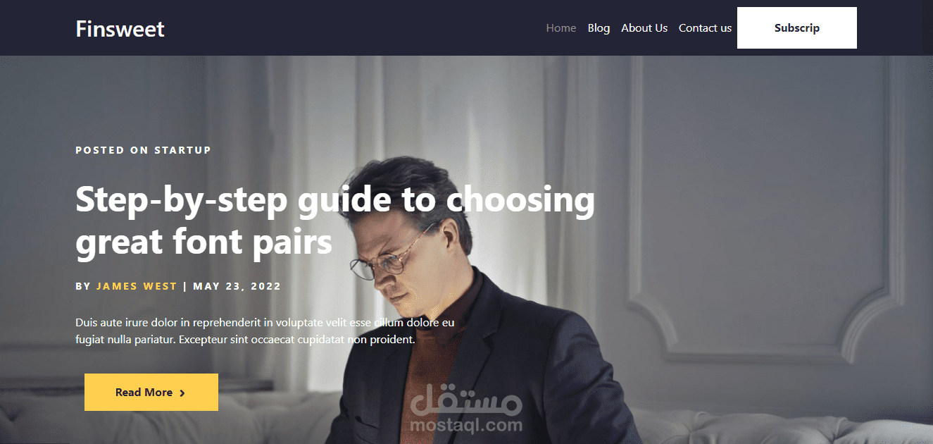 انشاء موقع الكتروني باستخدام  React js