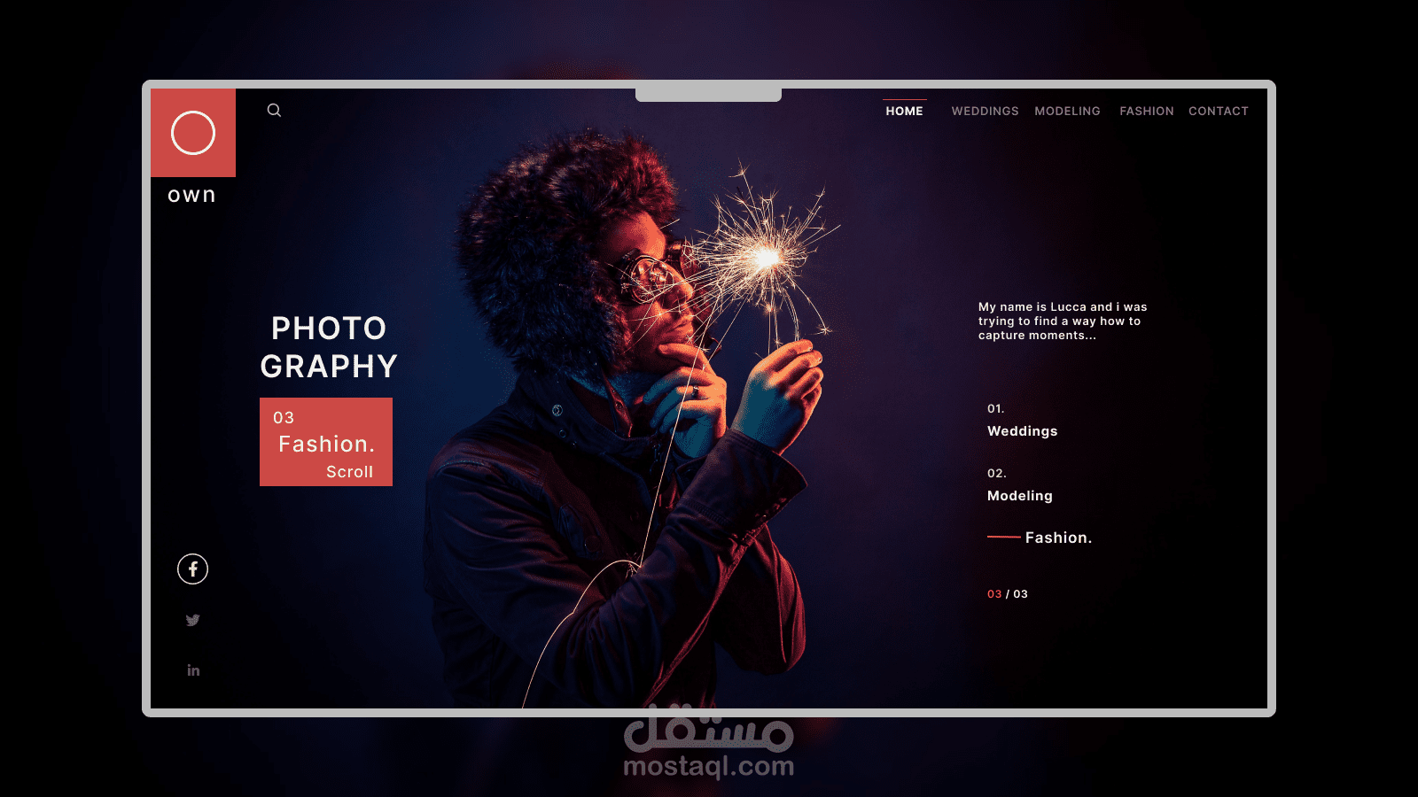 Photographer Portfolio website