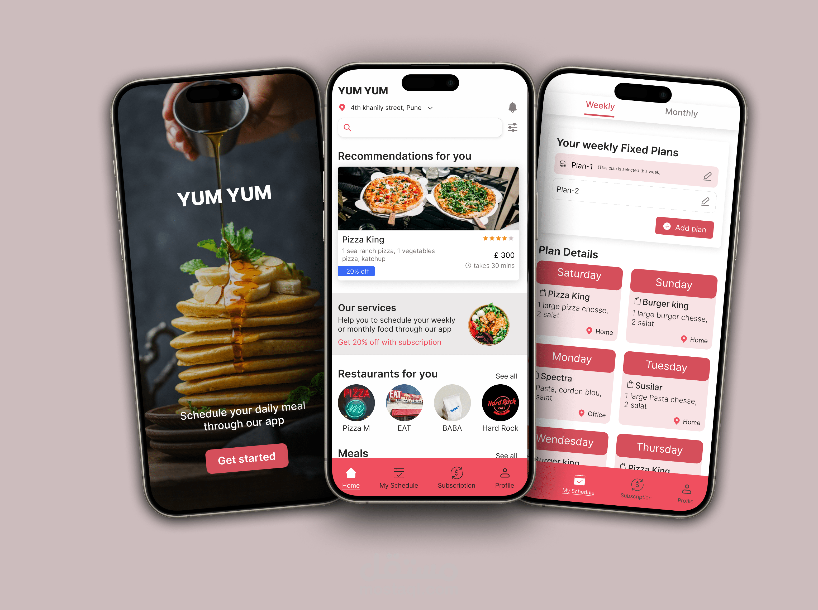 Food delivery app
