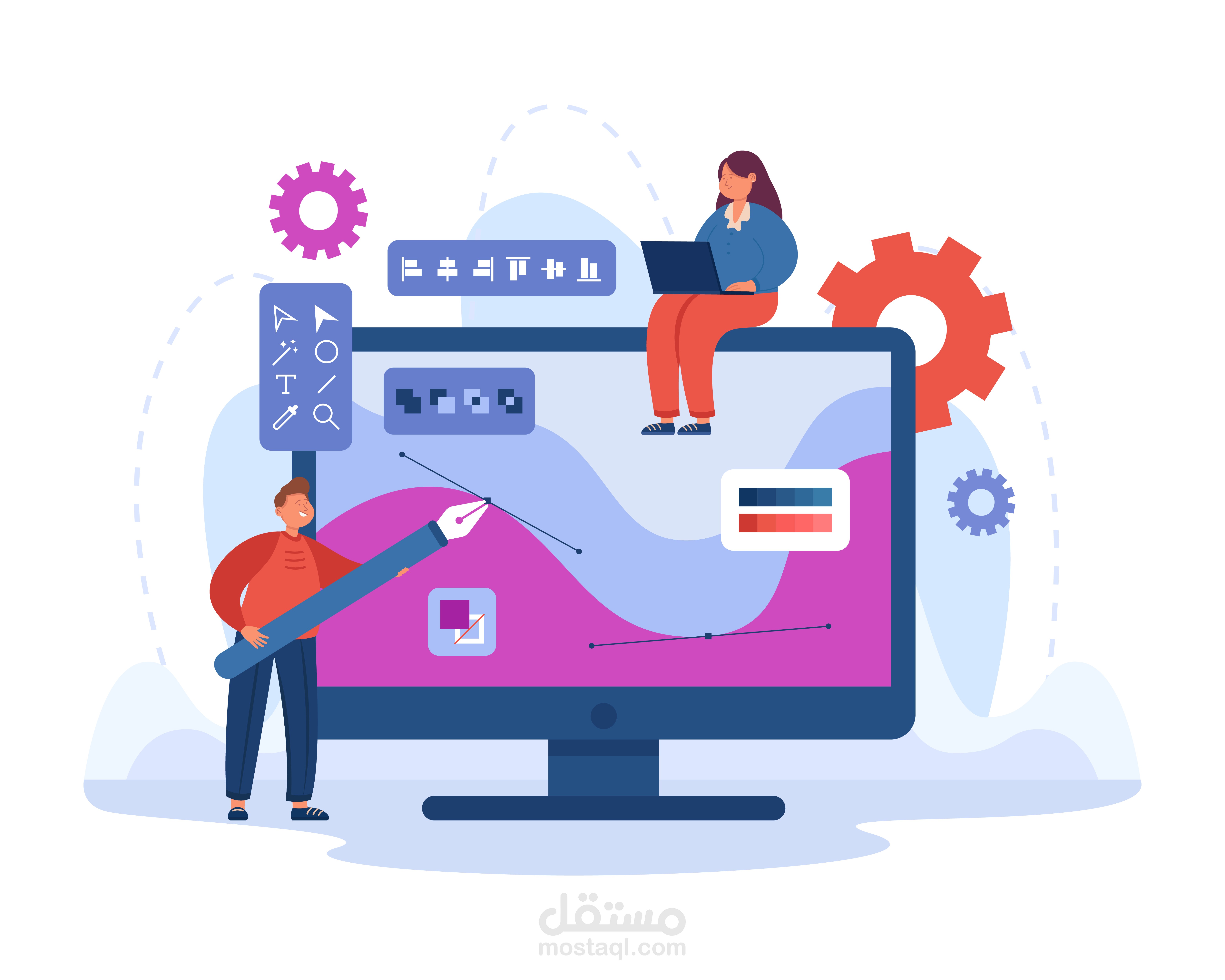 تصميم بطاقة عمل (Business Card)