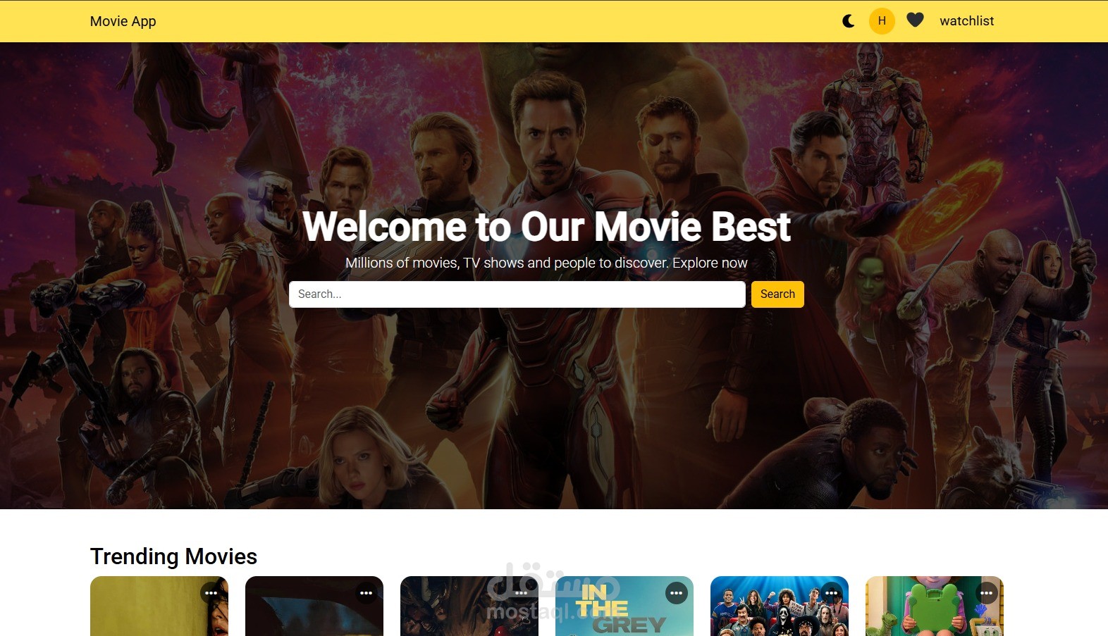 Movie Explorer – Movie Browsing Website