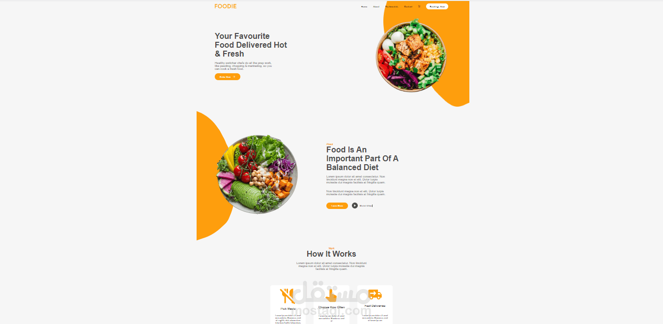 landing page