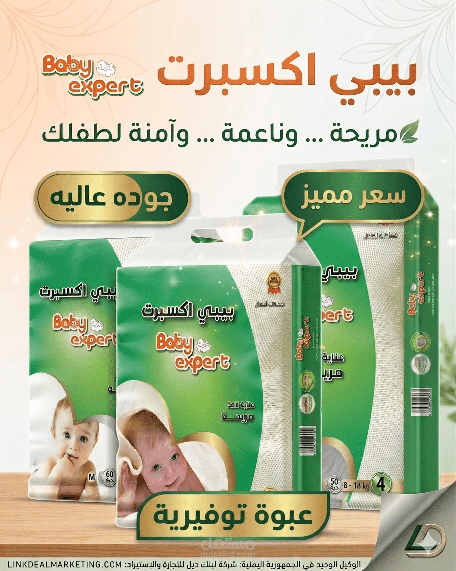 العمل كمسوق مباشر لمنتج بيبي اكسبرت
