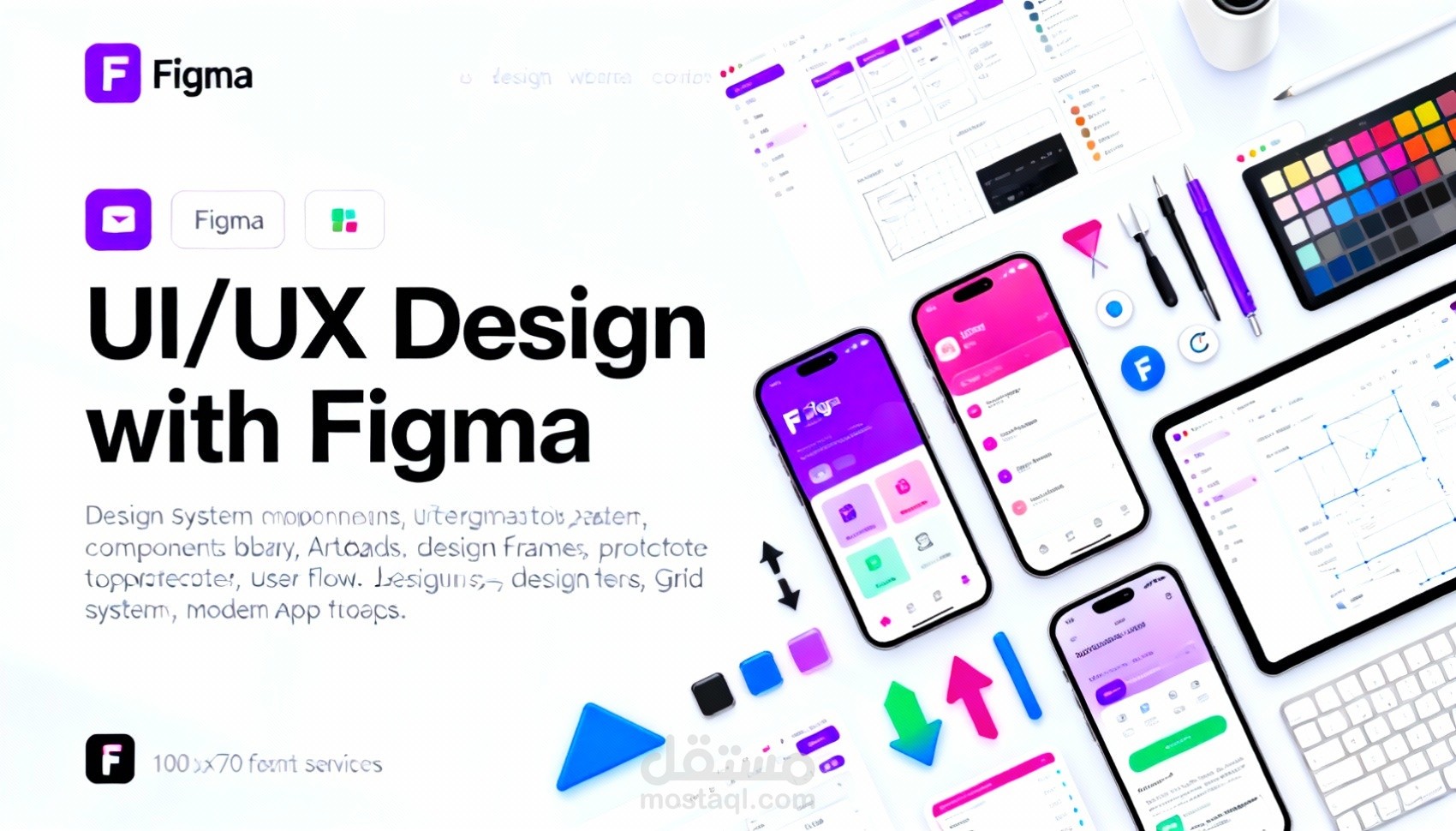 تصميم واجهة التطبيقات UI / UX باستخدام Figma