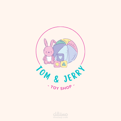 Logo for a toys store