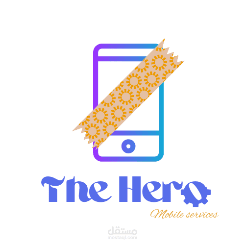 لوجو لشركة صيانة جوالات