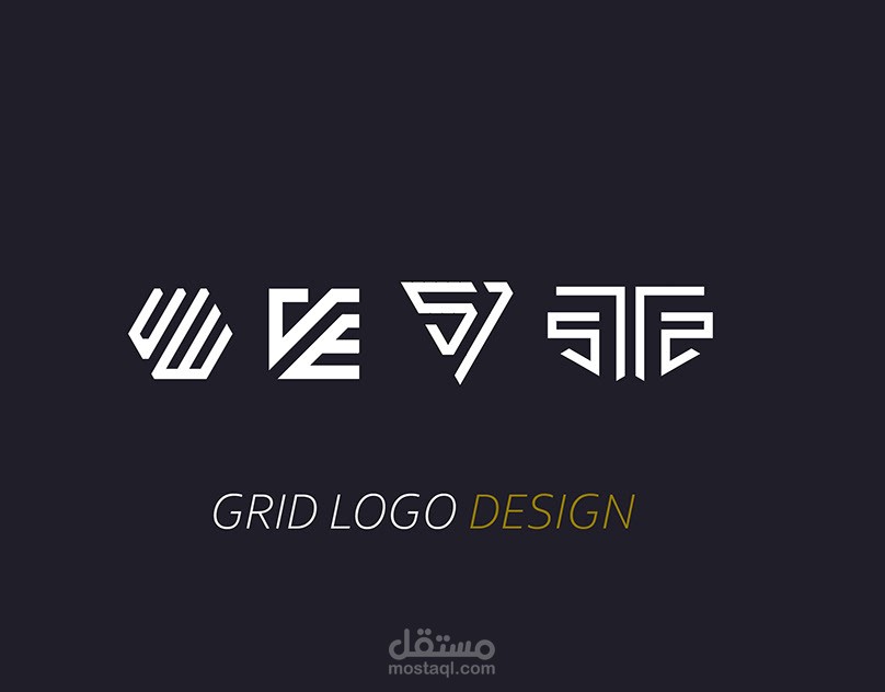 Grid logo design
