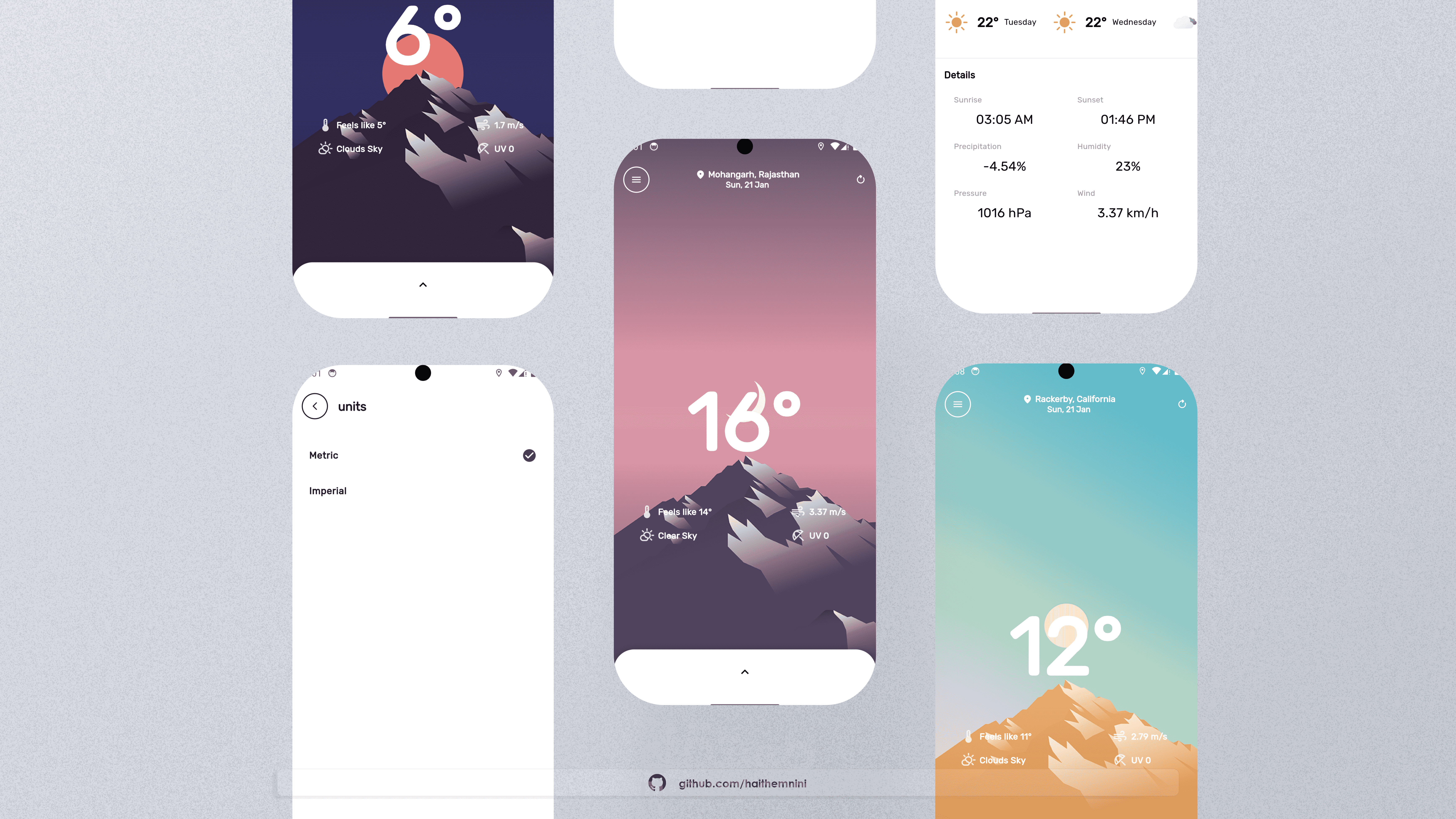 َApp Weather Flutter