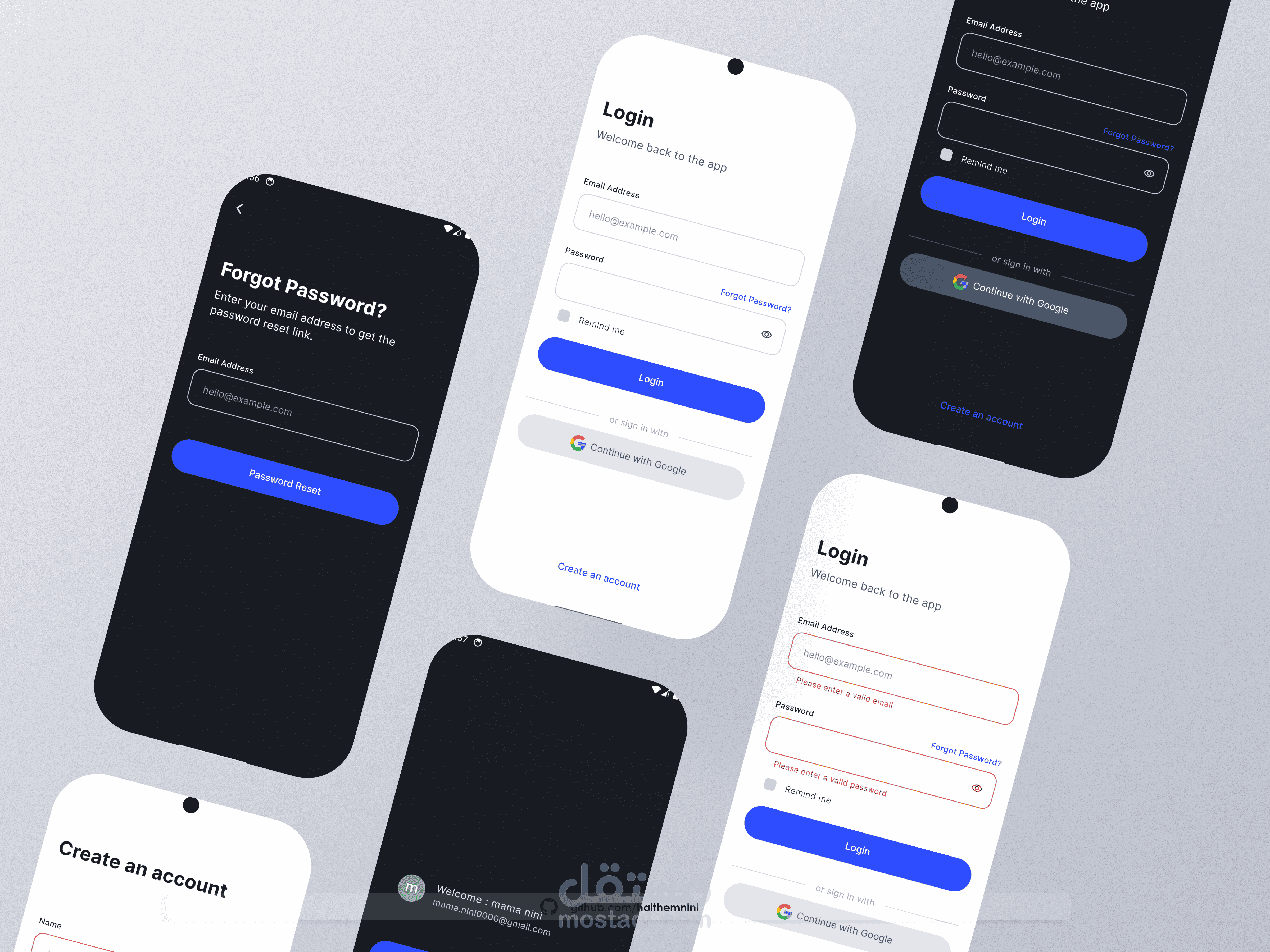 Firebase Auth App Flutter