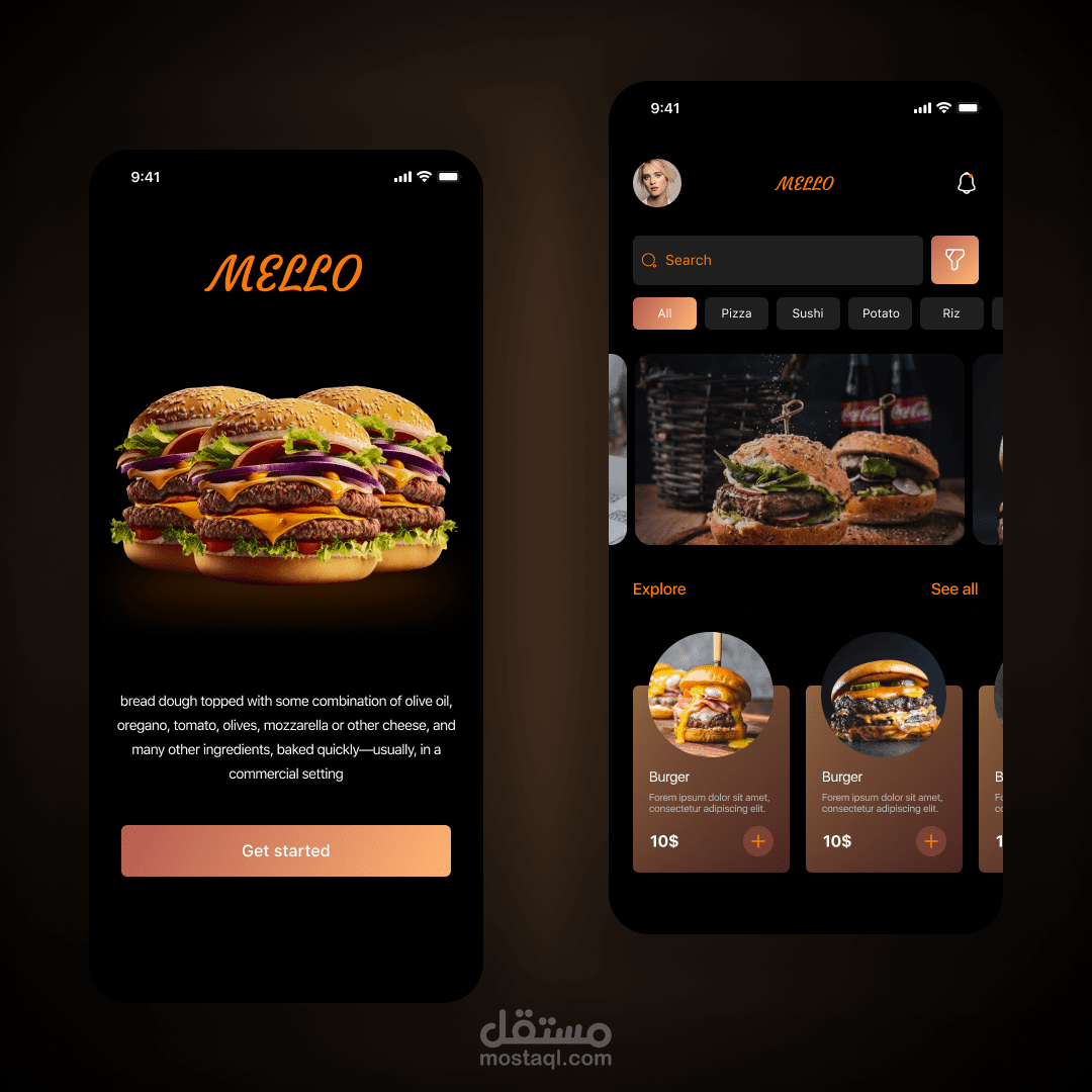 Burger app