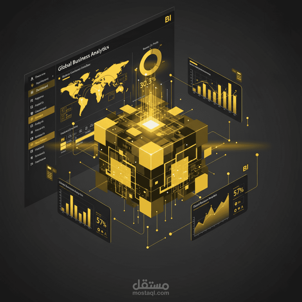 إنشاء داشبورد تفاعلي متعدد الصفحات لتحليل أداء السوشيال ميديا