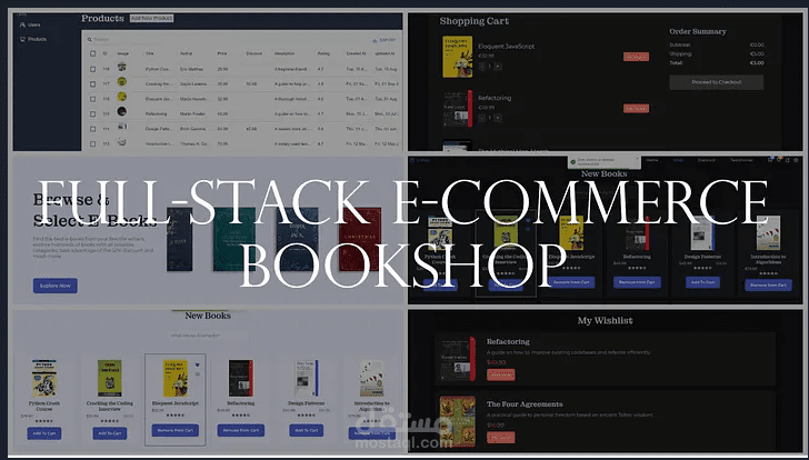 تطبيق BookShop للتجارة الإلكترونية