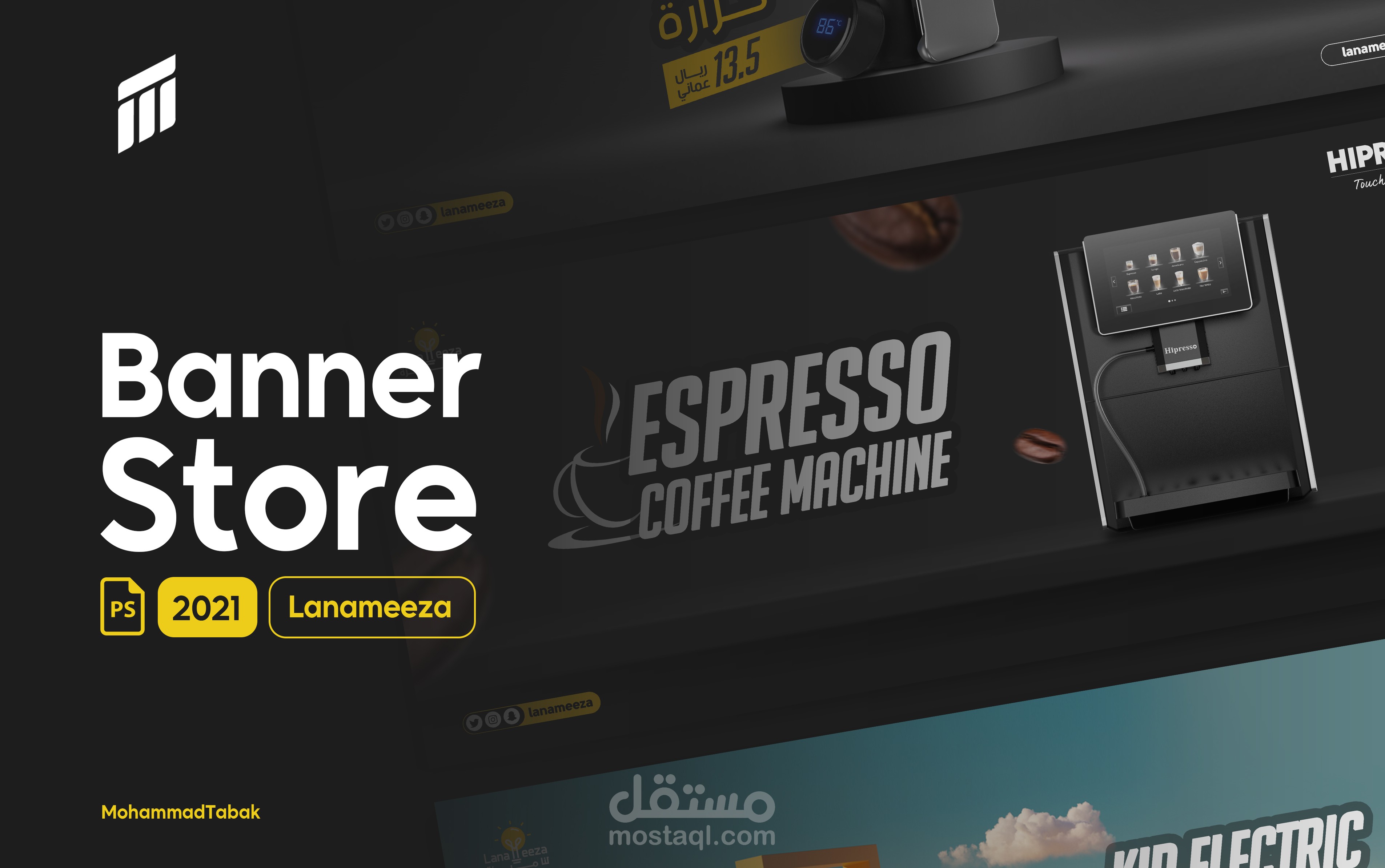 Professional banner design for websites