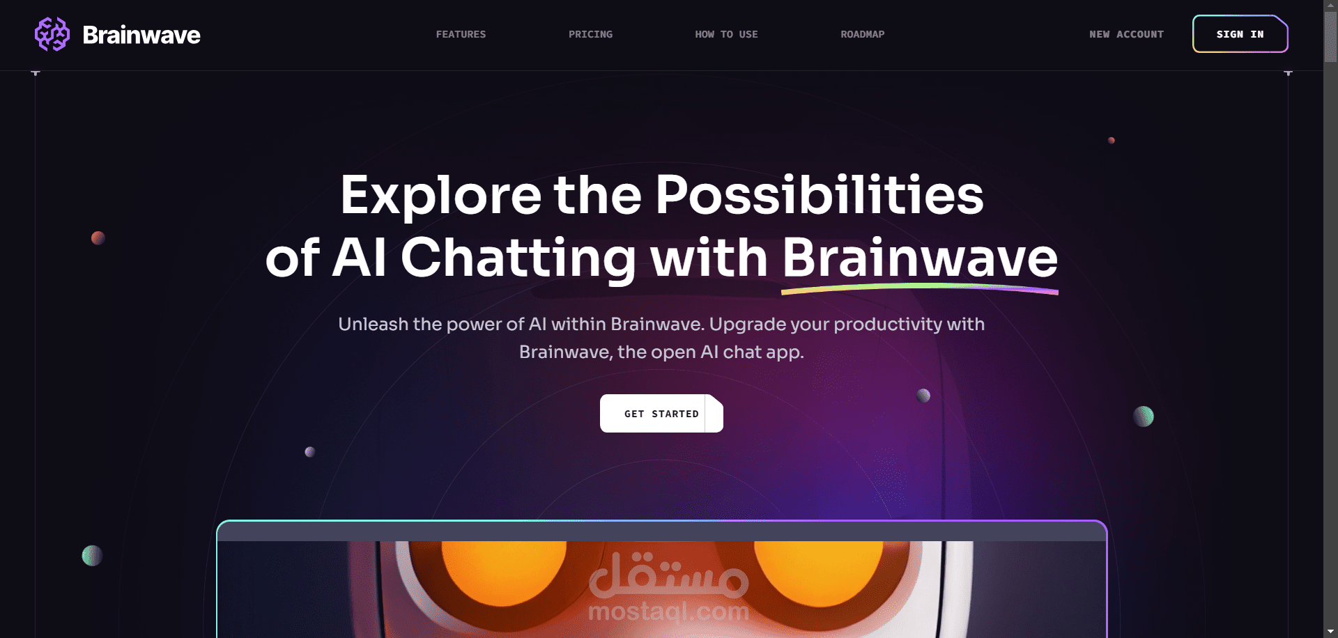 تصميم موقه للذكاء الاصطناعى والتحدث اليه