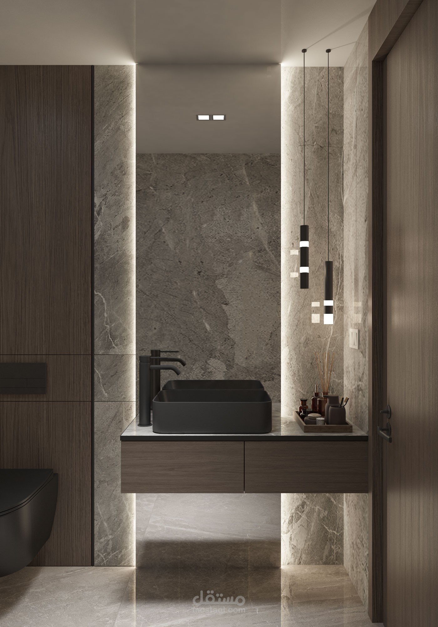 تصاميم حمامات بأنماط مختلفة