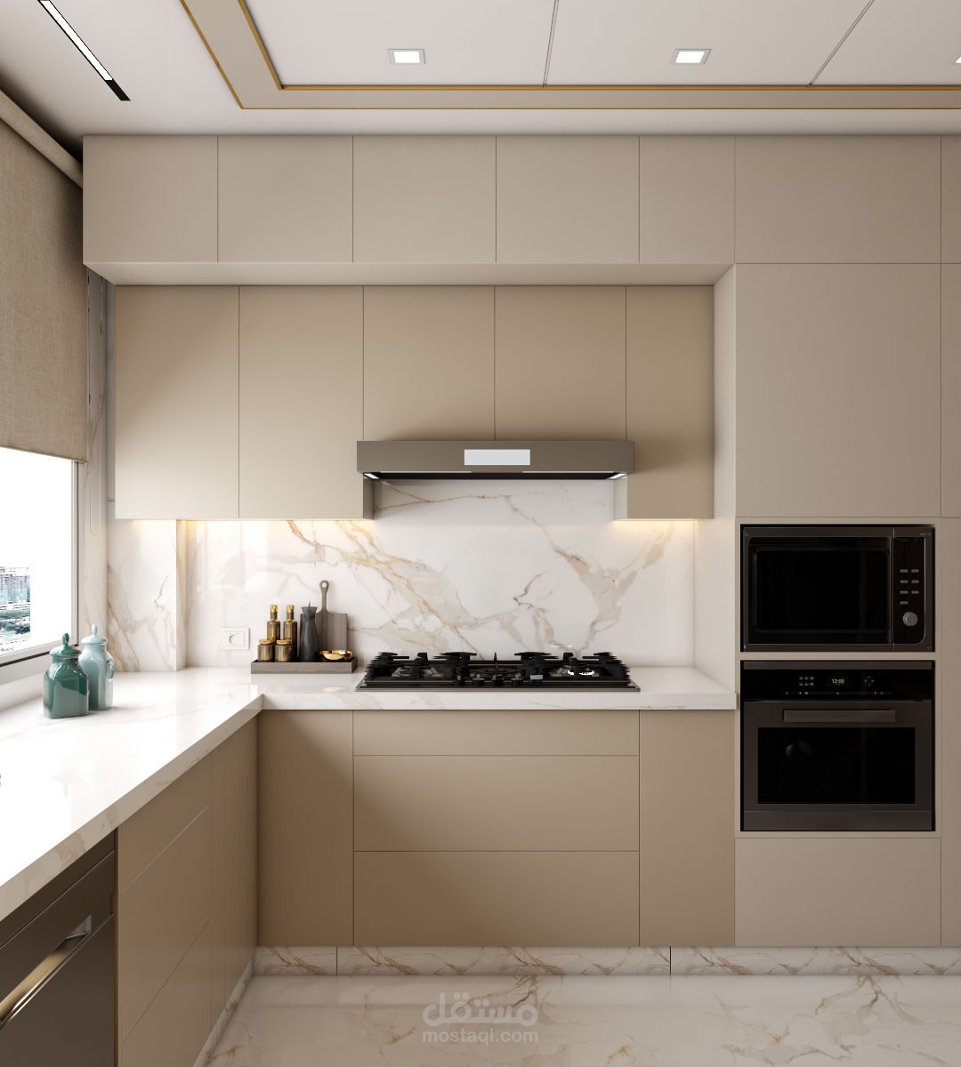 مطبخ بنمط موديرن