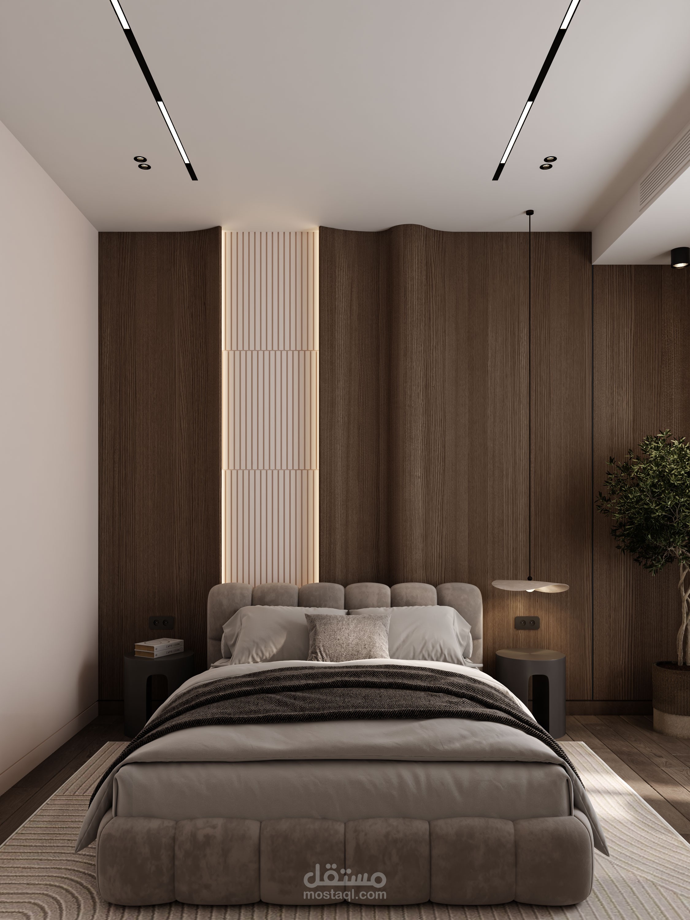غرفة نوم بنمط موديرن