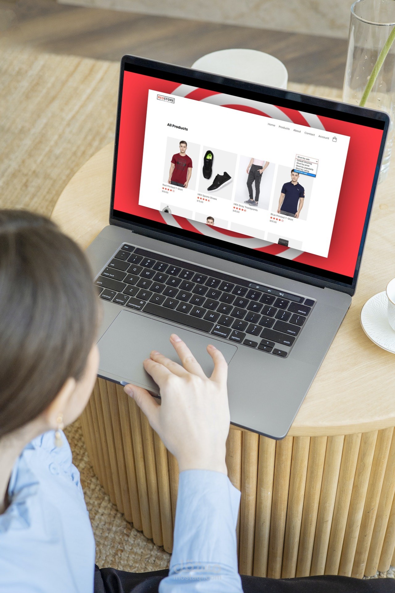 موقع ويب لمتجر الكتروني