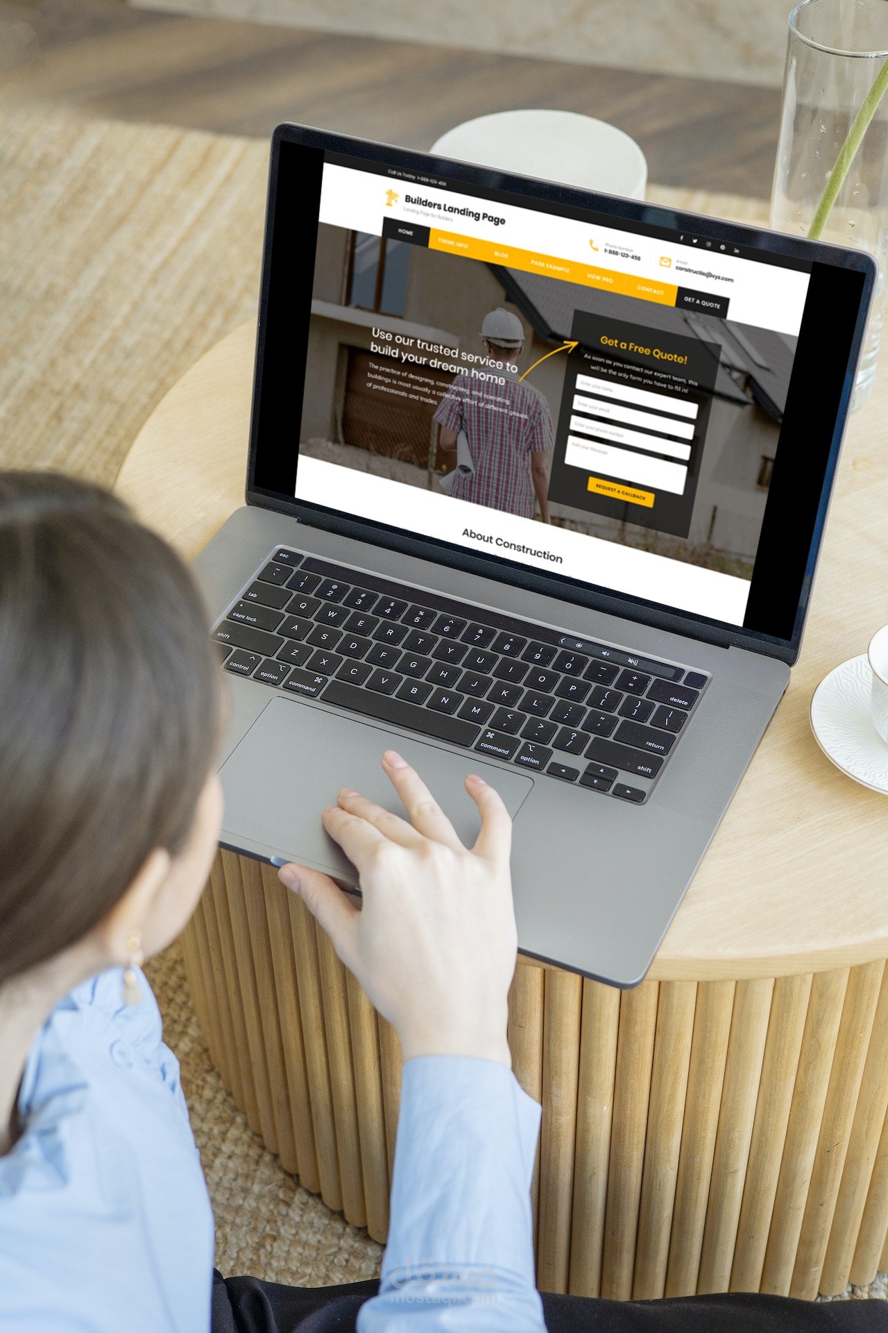 موقع ويب احترافي للعمال