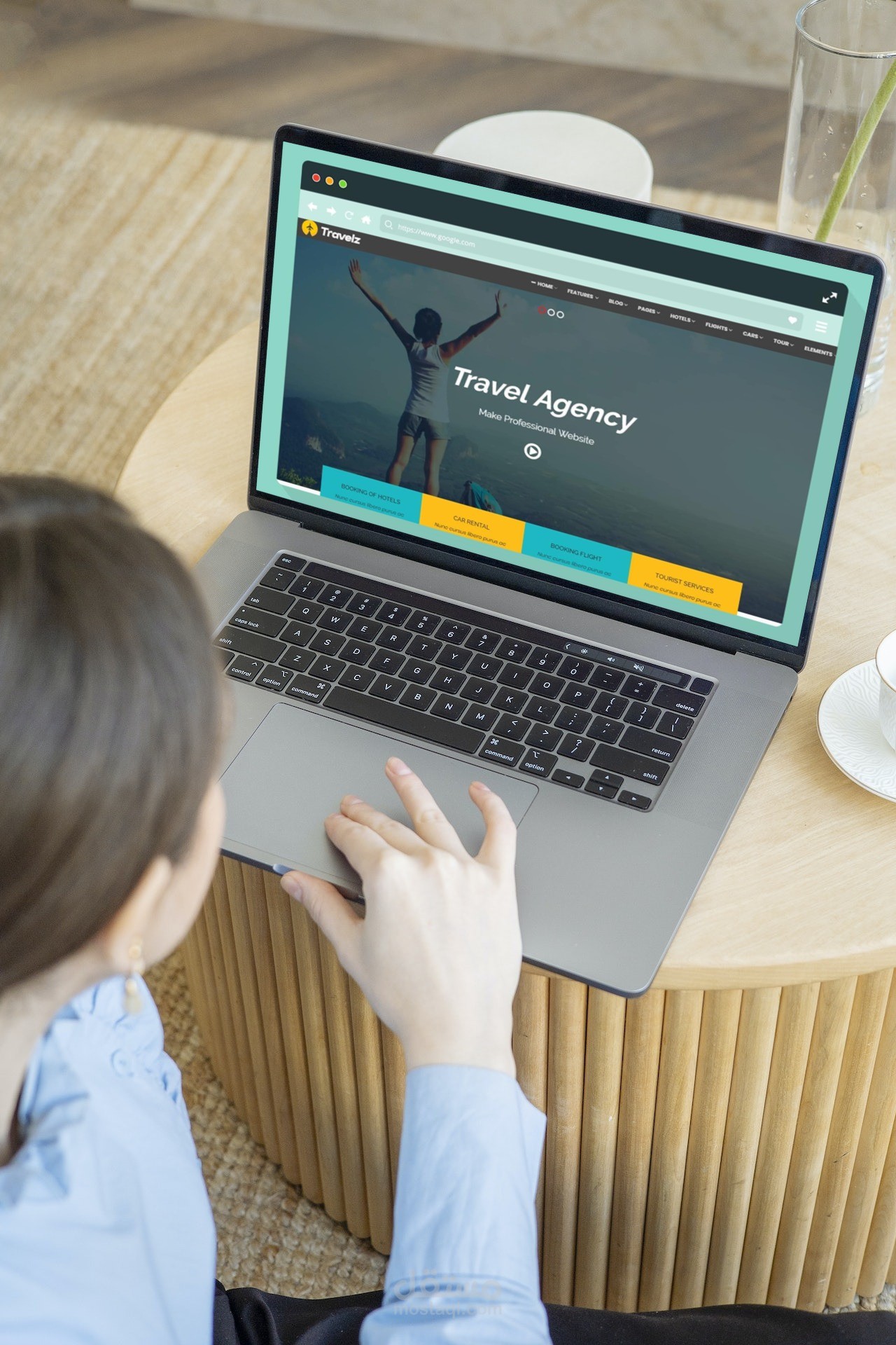 موقع احترافي لشركة سفريات