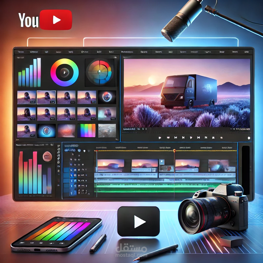 تصميم فيديوهات وصور احترافية لمنتجاتك – جودة وإبداع يجذبان العملاء