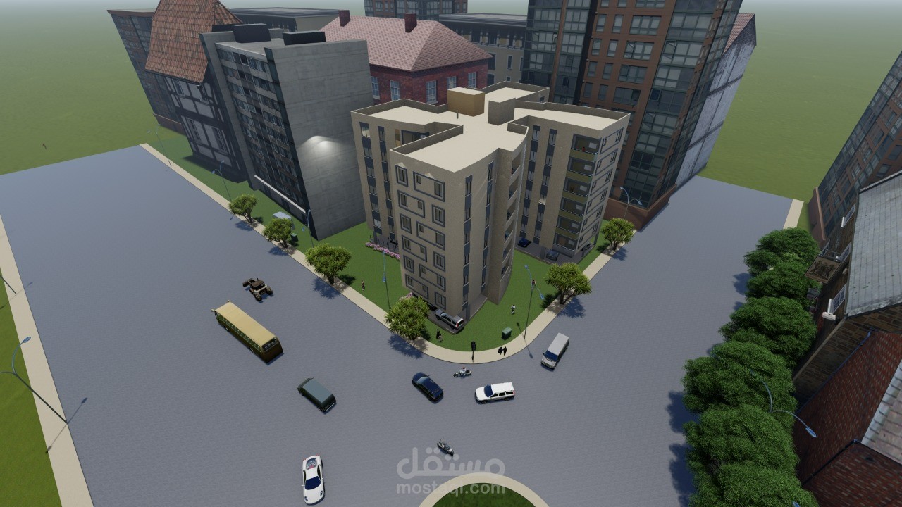 تصميم عمارة سكنية