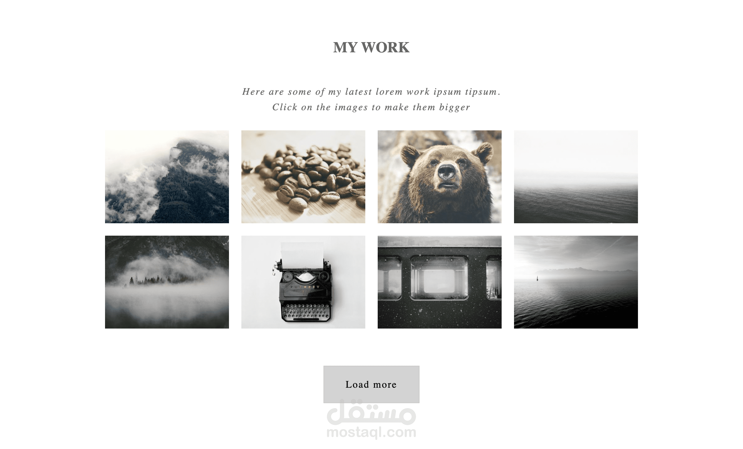 Portfolio موقع شخصي