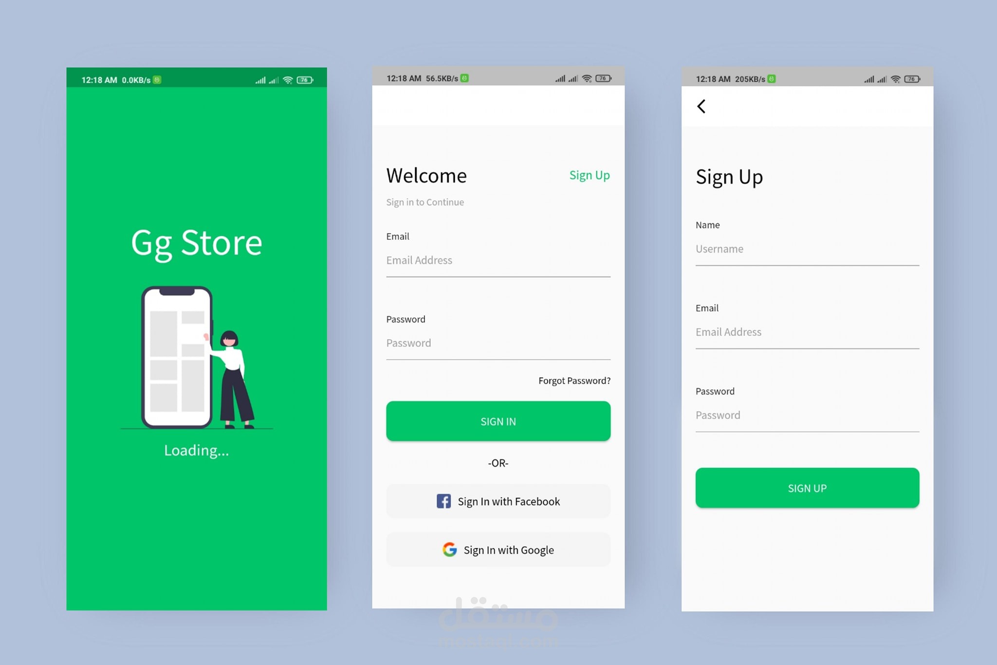 Ecommerce flutter app