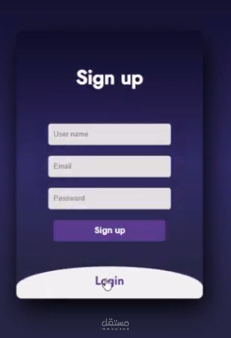 Login & Sign up Form
