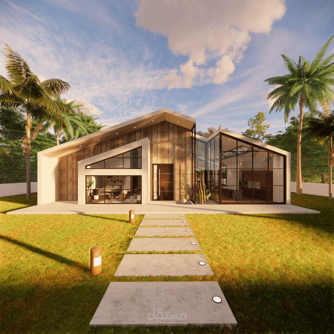 تصميم لمنزل حديث