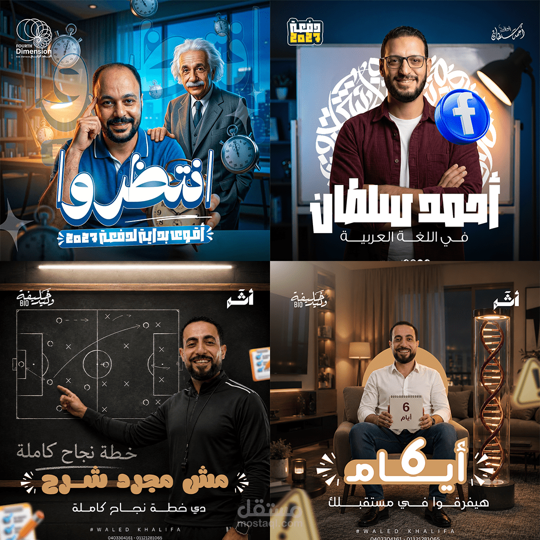 تصميمات سوشيال ميديا في المجال التعليمي