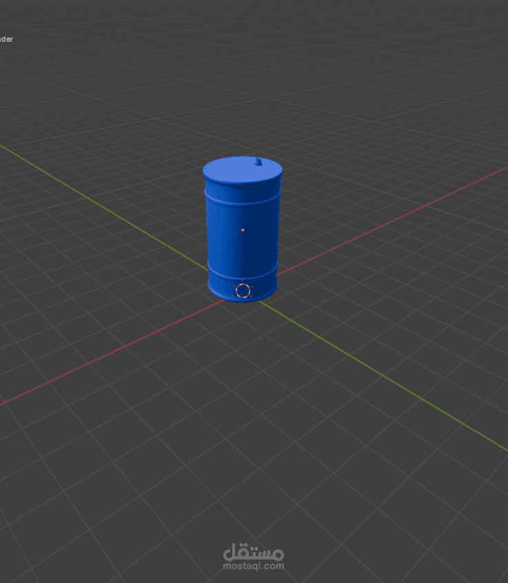 Plastic Barrel – 3D Model