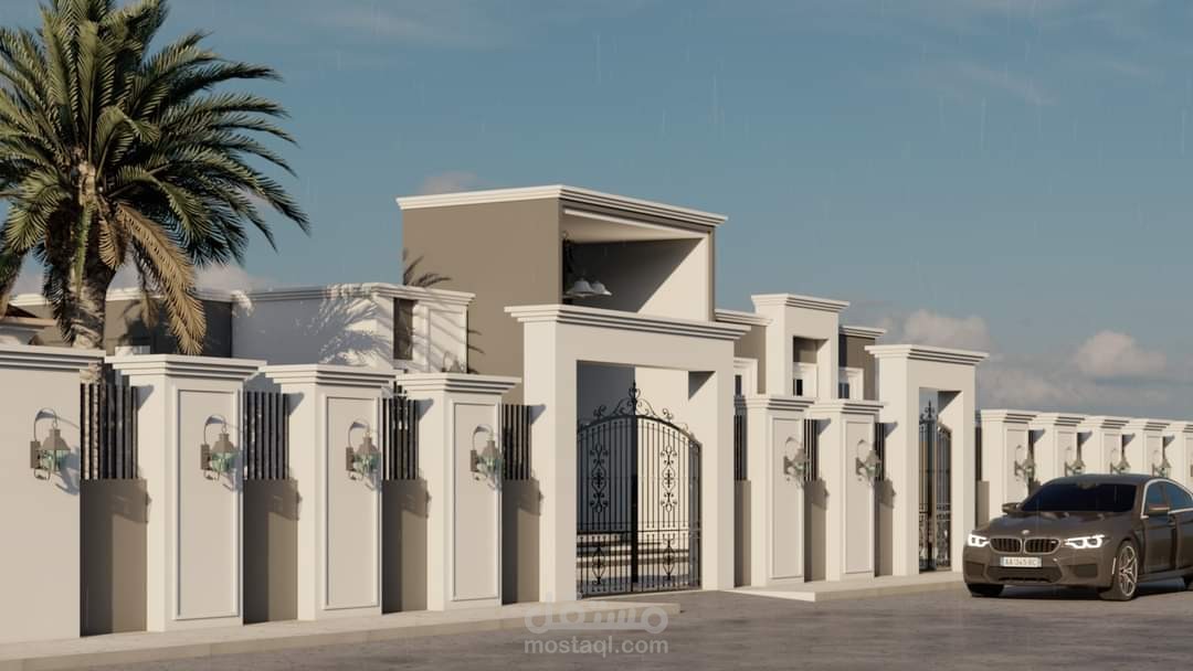 تصميم خارجي لفيلا